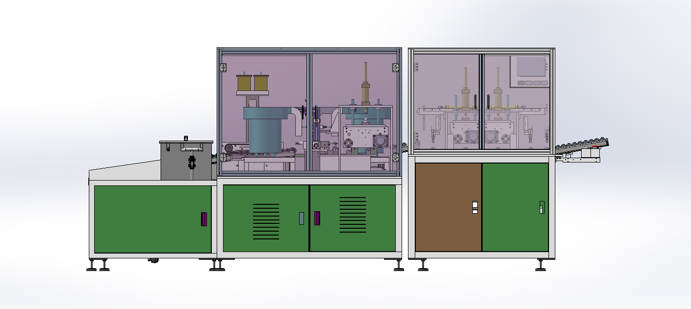 电机转子生产线3D图纸 G81 非标自动化设备3D图纸3D模型